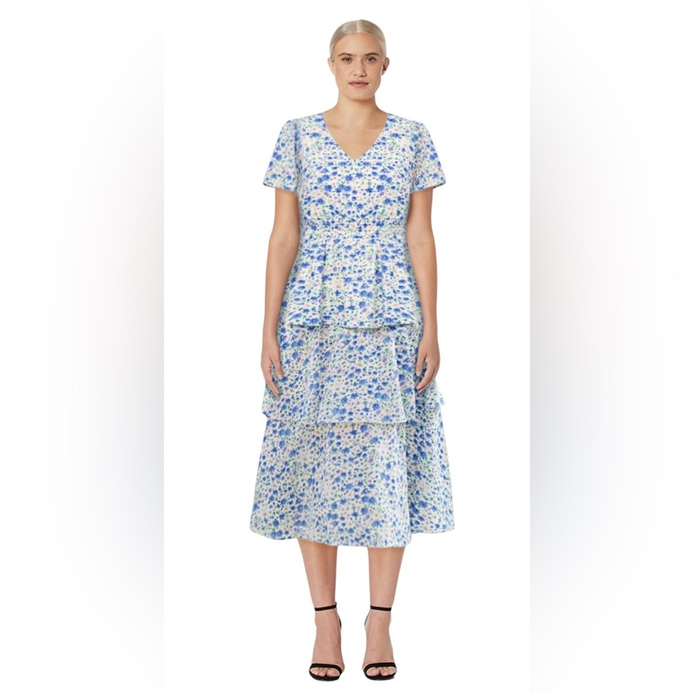 SOLD Large- GRACE KARIN Women's 2025 Floral Summer Long Midi Dress - Excellent